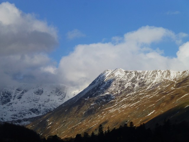 Helvellyn from the Grisedale Valley